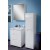 Комплект мебели для ванной комнаты "Трио" белый (тумба с раковиной 60 см., зеркало 60 см., пенал)