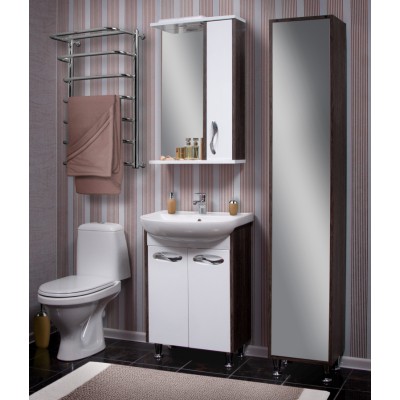 Зеркало для ванной комнаты "Сириус-60" винтаж с подсветкой