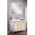 Тумба із раковиною та дзеркало для ванної кімнати "Романс" 100 см. (патина) Сансервіс