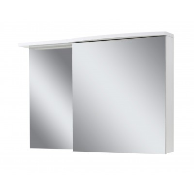 Дзеркало для ванної кімнати  "Славута-120" біле