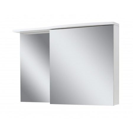 Дзеркало для ванної кімнати "Славута" біле із підсвіткою