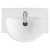 Тумба для ванної кімнати на ніжках "3D-65" біла із раковиною "Фрея-65".